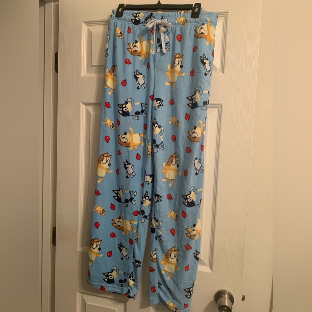 Bluey drawstring sleep pants Youth/Boys size small NWT